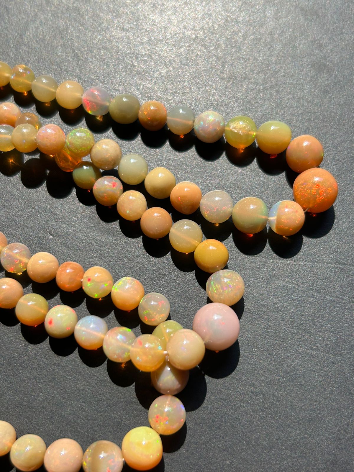 Natural Ethiopian opal smooth round,4 to 9 mm, jewelry making, opal beads,