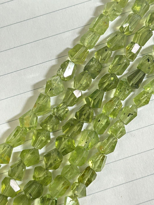 Top quality natural peridot tumble gemstone beads| Gemstone faceted beads